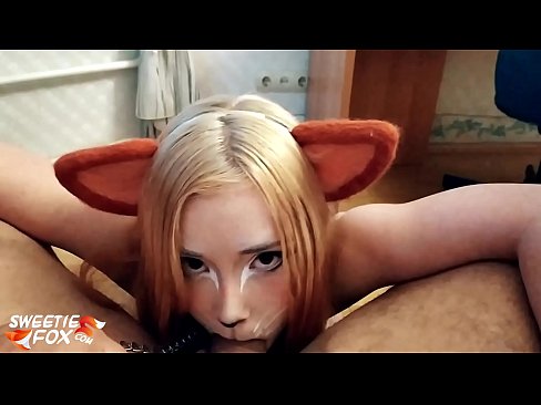 ❤️ Kitsune schluckt Schwanz und Sperma in ihrem Mund ❤️ Porno fb bei uns